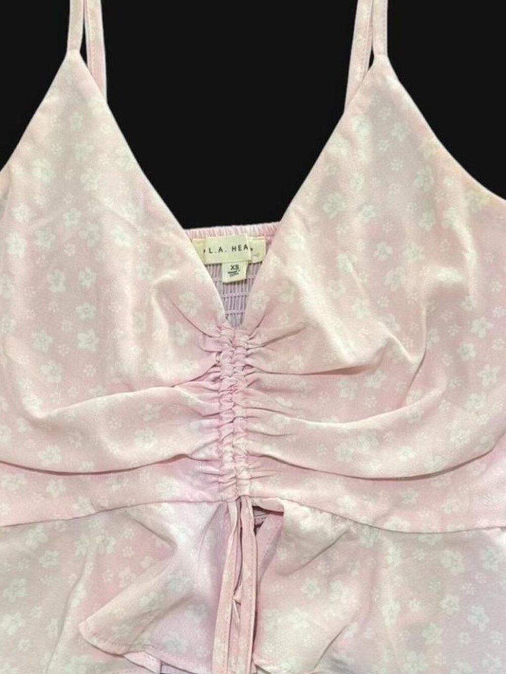 LA Hearts by PacSun Women's Pink and White Corset